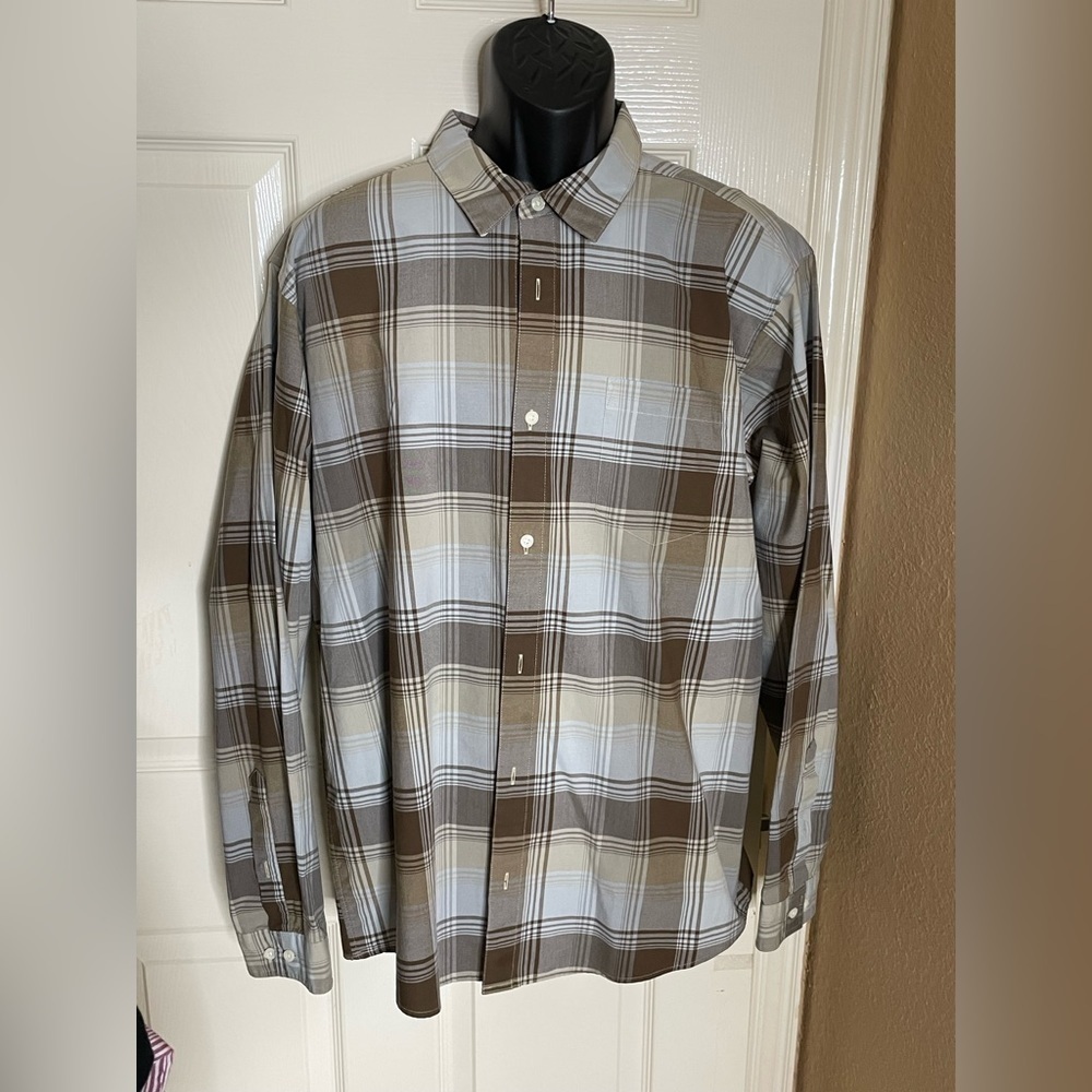 Patagonia Organic Cotton Shirt Mens Large Long Sleeve Multi Plaid XL‌